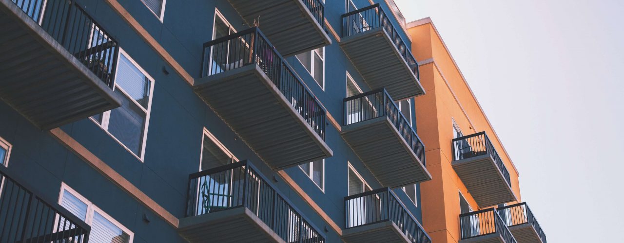 picture of a block of flats from the outside for buy to let portfolio insurance by protect commercial